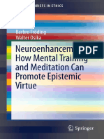 Neuro-Enhancement How Mental Training and Meditation Can Promote Epistemic Virtue - Barbro Fröding, Walter Osika