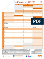 Calendário escolar 2022/23