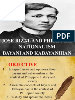 Jose Rizal and Philippine National Ism Bayani and Kabayanihan