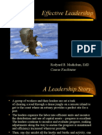 Effective Leadership: Rodyard B. Madiclum, Edd