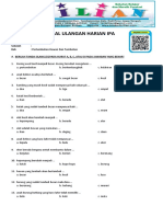 Soal IPA Kelas 2 SD Bab 2 Pertumbuhan Hewan Dan Tumbuhan Dan Kunci Jawaban