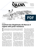 Confront The Illegitimate US-Marcos II Regime With Great Resistance