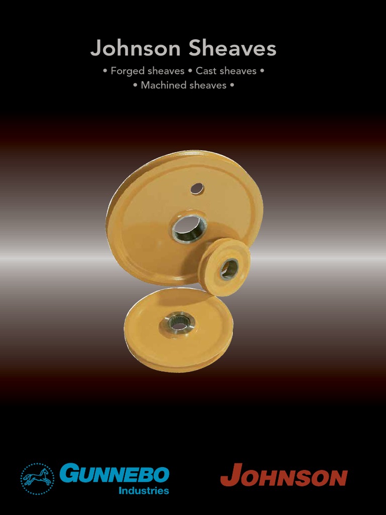 Chapter 7 Johnson Sheaves Metric PDF Wire Crane (Machine)