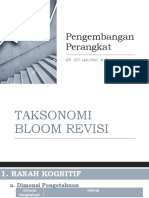 Taksonomi, Tujuan, Media, Dan Materi Pembelajaran