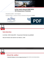 Review of The Newly Released ASME BPVC Section XIII Overpressure Protection