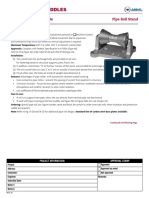 Pipe Rolls & Saddles: Complete Pipe Roll Stand