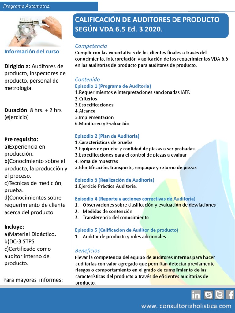 calificaci-n-de-auditores-de-producto-seg-n-vda-6-5-ed-3-2020-pdf