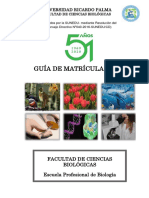 Guia de Matricula Biologia 2020 1 PDF