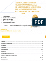 Plan de Gestion de Mantenimiento