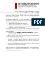 FORMATO N 08 ET Acta de Asamblea Gral de Asociados para Aprobacion de Cuota y Terreno