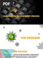 Subdivision Project Process