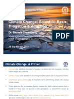 Climate Change: Scientific Basis, Mitigation & Adaption Climate Change: Scientific Basis, Mitigation & Adaption