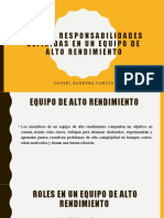 Roles y Responsabilidades Definidas en Un Equipo de Alto