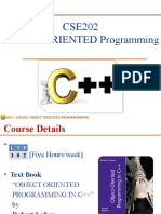 Lpu:: Cse202: Object Oriented Programming