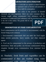 Food Contamination and Adultration