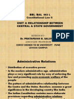 Unit 4 Relationship Between Central State Government