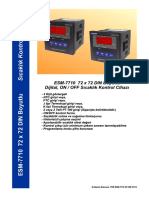 ESM-7710 Dijital - OnOff Sıcaklık Kontrol Cihazı TR