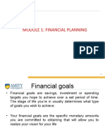 Module 1: Financial Planning