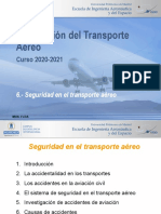 Seguridad en El Transporte Aéreo 2020-2021