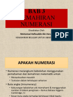 BAB 3 - Kemahiran Numerasi