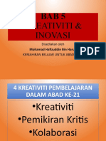 BAB 5 - Kreativiti & Inovasi