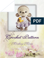 Monkey crochet pattern