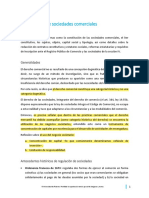 Constitución sociedades comerciales