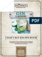 Gin Craft Kit Recipe Book