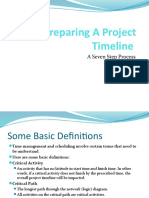 Preparing A Project Timeline: A Seven Step Process