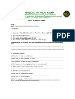 Final Business Exam PDF