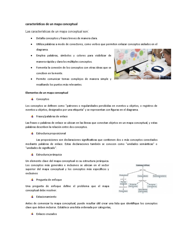 Características de Un Mapa Conceptual | PDF