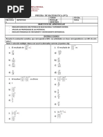 Prueba de Matemática