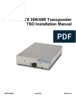 GTX 35R/45R Transponder TSO Installation Manual: 190-01499-04 July 2016 Revision 2