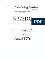 N223DC 337s, STCS, Log Entries
