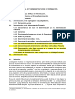 Acto de Determinación CAP IV