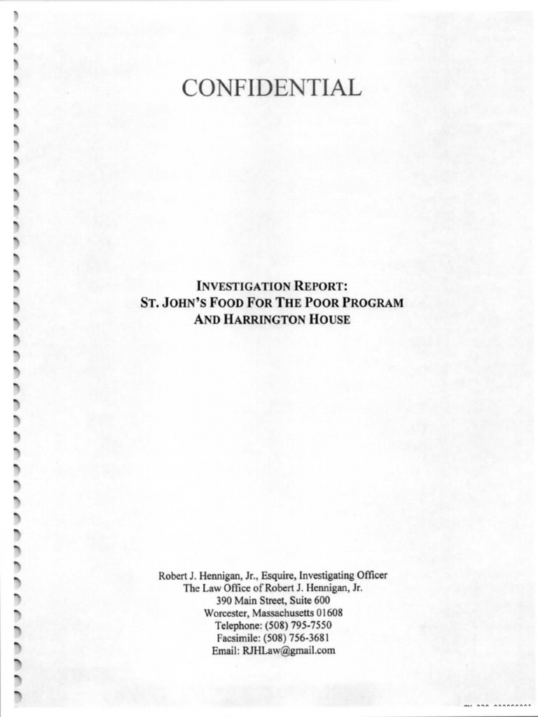 Hennigan Redacted Report | PDF