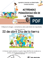 Actividades Día de La Tierra APRENDER ES DIVERTIDO CON DIANA PINALES.