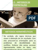 3 - Metodos Hermenêuticos