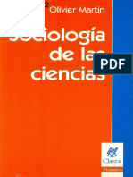 MARTIN, OLIVIER - Sociología de Las Ciencias (OCR) (Por Ganz1912)