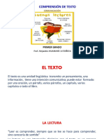 COMPRENSIÓN DE TEXTO