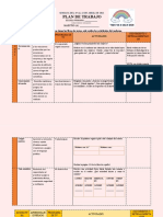 Plan de Trabajo: NOTA: Si Aún No Tienes Los Libros de Textos, Soló Realiza Las Actividades Del Cuaderno