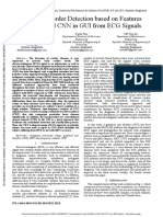 Cardiac Disorder Detection Based On Features Analysis and CNN in GUI From ECG Signals