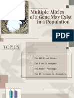 Multiple Alleles of A Gene May Exist in A Population