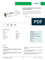 Fuente de Alimentación Conmutada DC12V - 360W - 30A