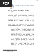 Tribunal Calificador de Elecciones, Causa