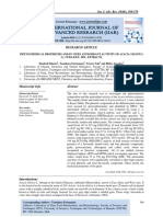 Phytochemical Properties and in Vitro Antioxidant Activity of Acacia Nilotica (L.) Willd - Ex Del. Extracts