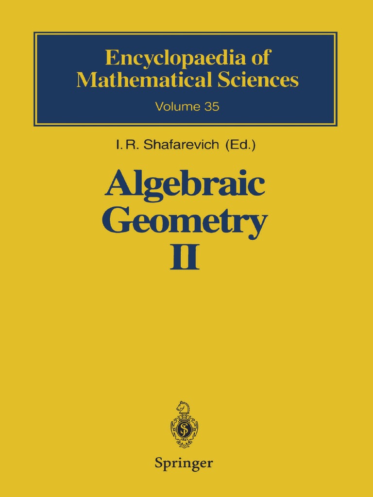 Algebraic Geometry II - Cohomology of Algebraic Varieties