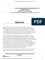 11 - Usages Des Technologies de L'information Et de La Communication - Cairn - Info