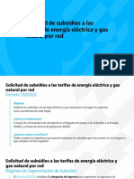 Presentación Solicitud de Subsidios A Las Tarifas de Luz y Gas