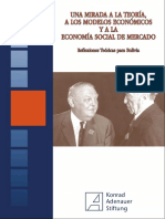Una Mirada a La Teoría Económica y La Economía Social de Mercado (PDF)